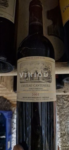 Bordeaux Haut-Médoc Grand Cru Château Cantemerle 2001