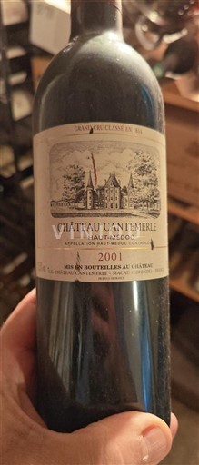 Bordeaux Haut-Médoc Grand Cru Château Cantemerle 2001
