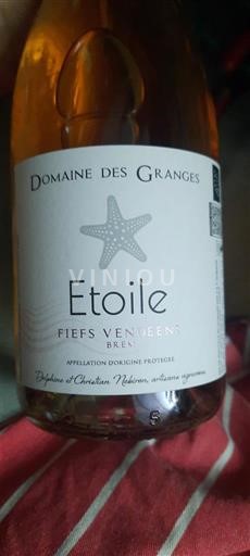 Loire Valley Fiefs Vendéens Domaine Des Granges Etoile 2024