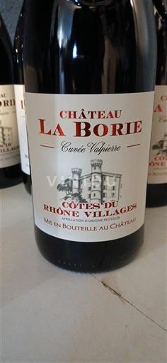 Rhône Valley Côtes du Rhône Villages Château La Borie Vapière 2024