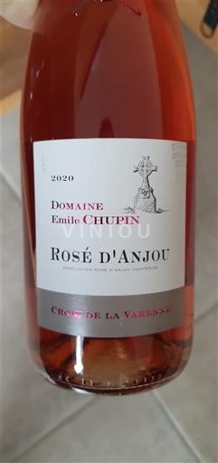 Thung lũng sông Loire Rosé d'Anjou Domaine Emile Chupin Croix de la Varennes 2020