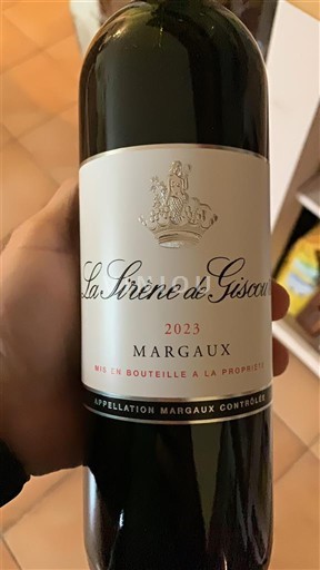 Bordeaux Margaux La Sirène de Giscours 2023