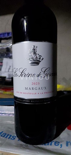 Bordeaux Margaux La Sirène de Giscours 2023