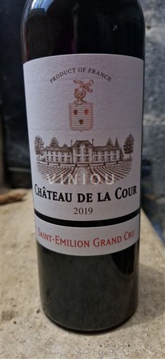 Bordeaux Saint-Émilion Grand Cru Grand Cru Château La Cour 2019