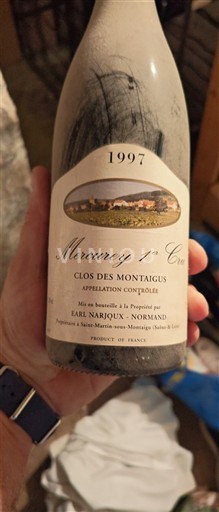 Borgogna Mercurey Premier Cru EARL Narjoux-Normand Clos des Montaigus 1997