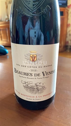 Thung lũng Rhône Beaumes de Venise Vignerons de Beaumes de Venise 2018