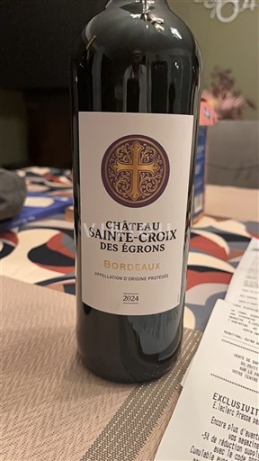 Bordeaux Château Sainte-Croix des Égrons 2024