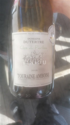 Thung lũng sông Loire Touraine-amboise Domaine Dutertre Clos du Pavillon 2018