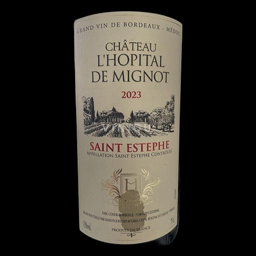 Bordeaux Graves Château L'Hopital de Mignot Neročník