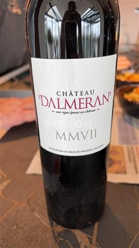 Provansa Ni doloceno Château Dalmeran 2007