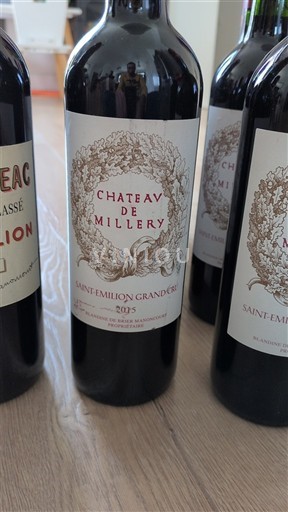 Bordeaux Saint-Émilion Grand Cru Grand Cru Château Millery 2015