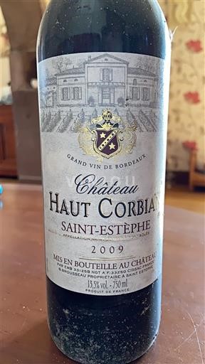Bordeaux Saint-Estèphe Château Haut Corbian 2009