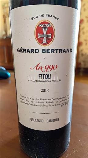 Languedoc Fitou Gérard Bertrand An 990 2018