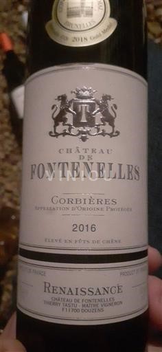 Langvedok Corbières Château Fontenelles Renaissance 2016