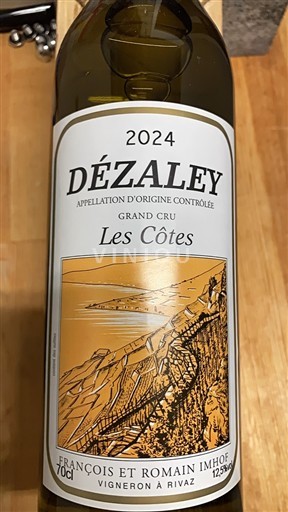 Valais Dôle Grand Cru François et Romain Imhof Les Côtes 2024