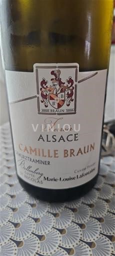 Alsace Camille Braun Marie-Louise Lafonataine Không niên vụ