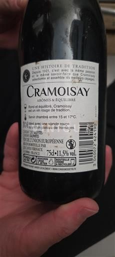 Burgundi Bourgogne Cramoisay Ei vuosikertaa