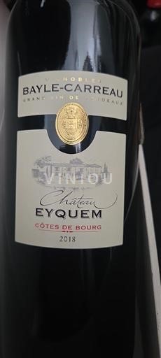 Bordéus Côtes-de-bourg Château Eyquem 2018