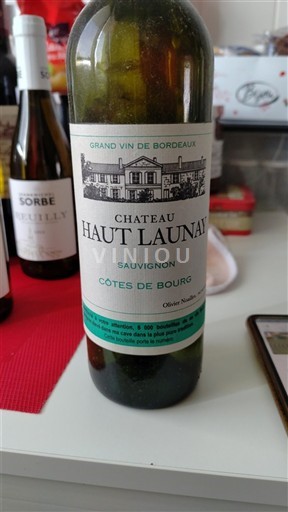 Bordéus Côtes-de-bourg Château Haut Launay Sauvignon Não Sazonado