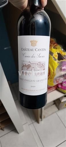 Bordeaux Saint-Émilion Grand Cru Grand Cru Château Cantin des Saveurs 2020