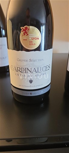 Vale do Ródano Côtes-do-Ródano Cardinalices Grande Sélection 2023
