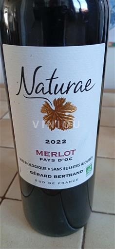 Languedoc-Roussillon Pays d'Oc Gérard Bertrand Naturae Merlot 2022