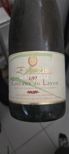 Loiren laakso Coteaux-du-Layon Emprise 1997