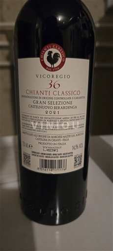 Toscana Chianti Classico VICOREGIO 36 Gran Selezione 2021