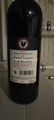 Toscana Chianti Classico Tenuta San Vincenti Gran Selezione 2021