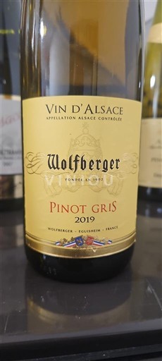 Alsace Wolfberger Pinot gris 2019