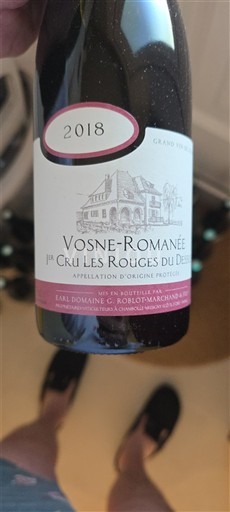 Borgogna Vosne-Romanée Premier Cru Domaine G. Roblot-Marchand 1er Cru Les Rouges du Dessus 2018