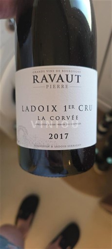 Burgundi Määrittelemätön Premier Cru Ravaut Pierre La Corvée 2017