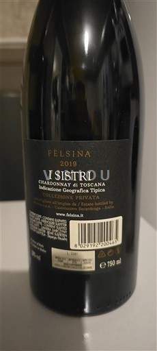 Tuscany Not Specified Fèlsina I Sistri 2019