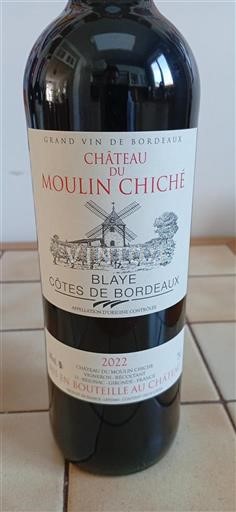 Bordeaux Blaye-Côtes-de-Bordeaux Château Moulin Chiché 2022