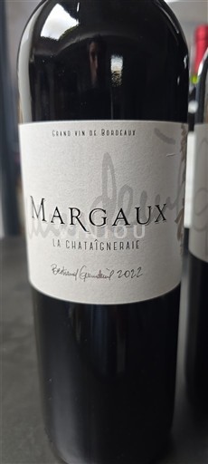 Bordeaux Margaux La Châtaigneraie 2022