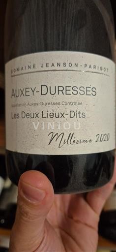Bourgogne Auxey-Duresses Domaine Jeanson-Parigot Les Deux Lieux-Dits 2020