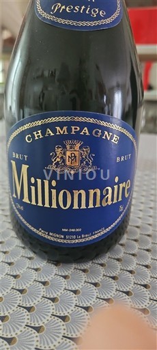 Champaña Champán Millionaire Prestige Sin añada