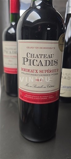 Bordeaux Bordeaux Supérieur Château Picadis 2011
