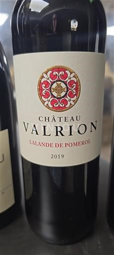 Bordeaux Lalande-de-pomerol Château Valrion 2019