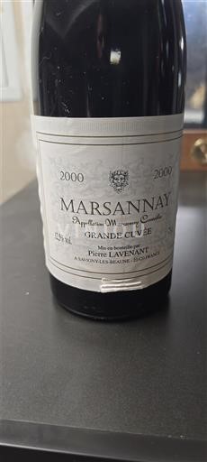 Burgund Marsannay Pierre Lavenant Grande 2000