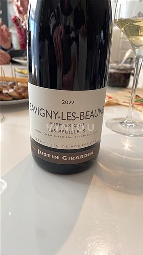 Burgundy Savigny-lès-Beaune Premier Cru Justin Girardin Les Peuillets 2022
