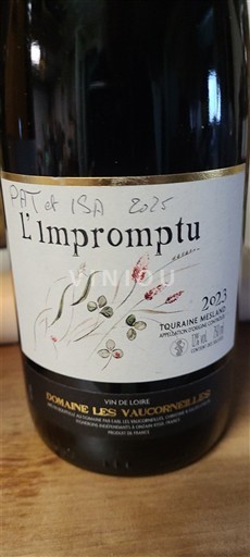 Thung lũng sông Loire Touraine-mesland Domaine Les Vaucorneilles L'Impromptu 2023