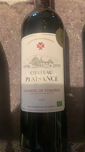 Burdeos Lalande-de-Pomerol Château Plaisance 2023