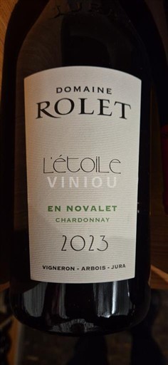 Jura L'Étoile Domaine Rolet En Novalet 2023