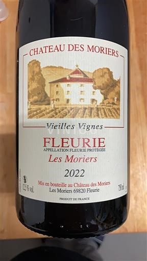 Beaujolais Fleurie Château Des Moriers Les Moriers 2022