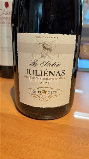 Beaujolais Juliénas Louis Tête Les Perdrix 2023