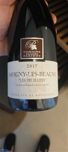 Bourgogne Savigny-lès-Beaune Domaine Alexandre Parigot Les Peuillets 2017