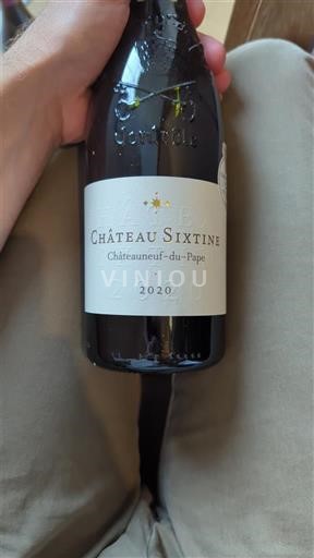 Rhônedalen Châteauneuf-du-Pape Château Sixtine 2020