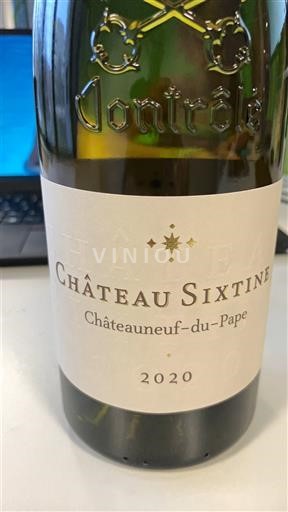 Rhône-dalen Châteauneuf-du-Pape Château Sixtine 2020