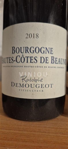 Bourgondië Hautes Côtes de Beaune Rodolphe Demougeot 2018